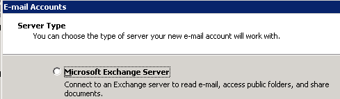 what is the microsoft exchange server for outlook 2003
