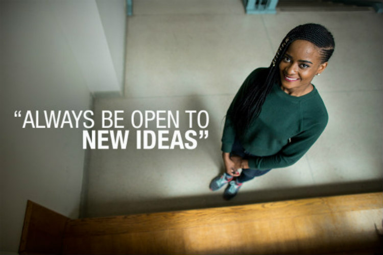 A motto UMKC engineering student goes by: "Always be open to new ideas."