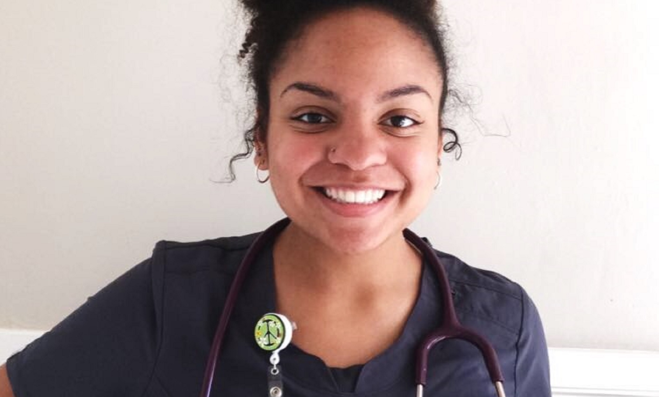Nursing student Dominique Nichols