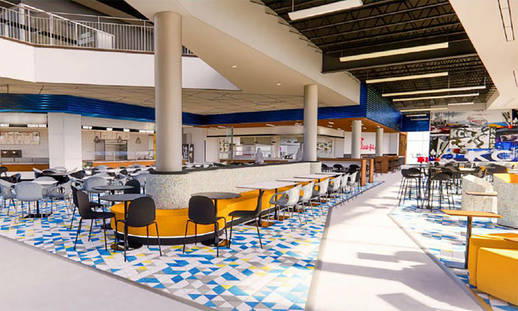 Rendering of the Foodiverse in the Student Union