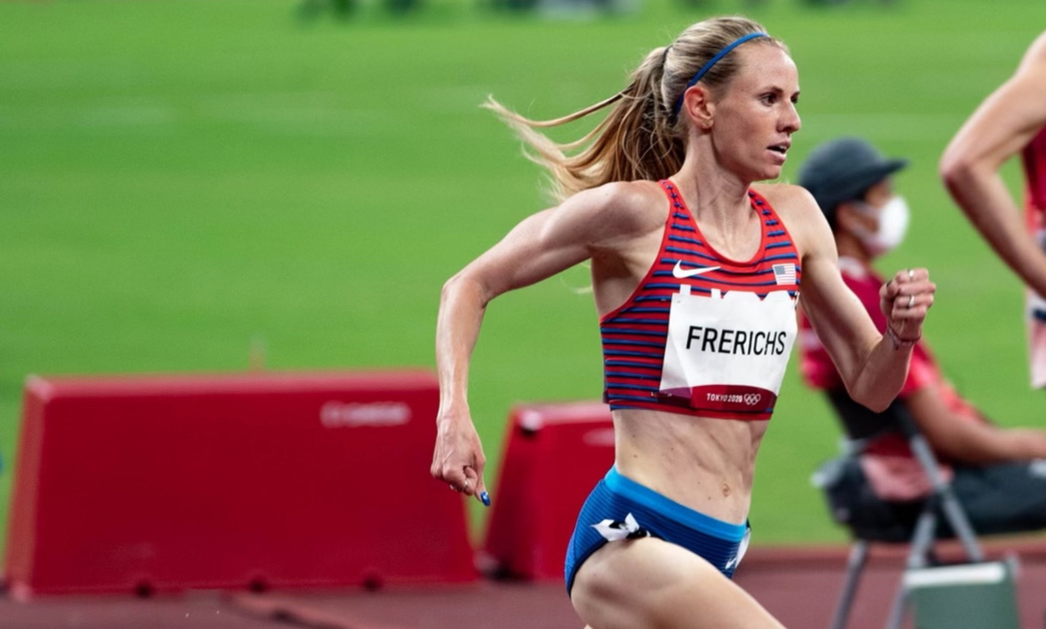 Courtney Frerichs competes for team USA