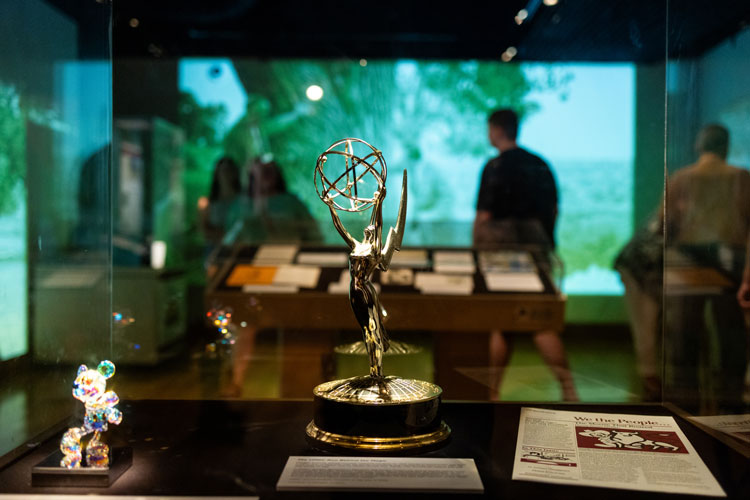 Artifacts on display at Disney 100 exhibit