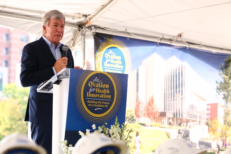 U.S. Sen. Roy Blunt spoke at the event.