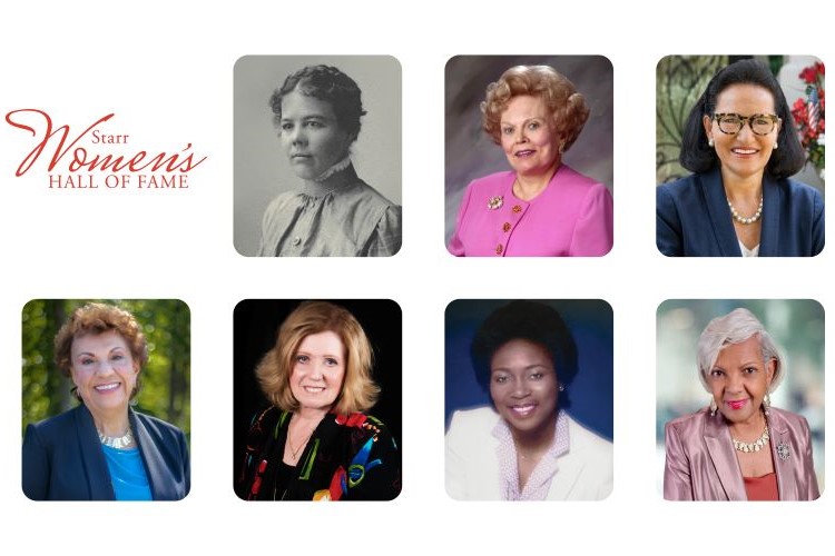 Headshots of the Starr Women's Hall of Fame Class of 2025 inductees